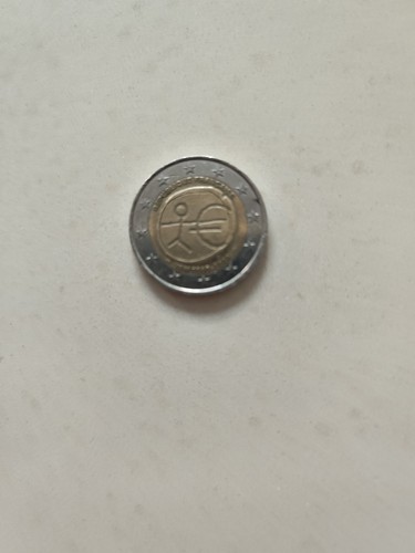 Moneta due euro - due,