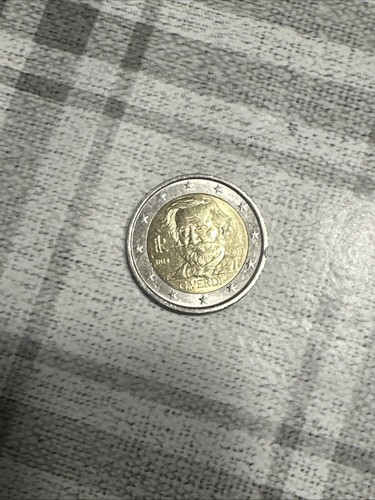 Moneta euro rara verdi - moneta,