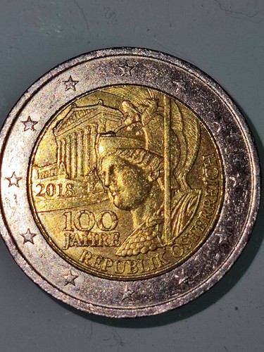 Moneta euro 100 jahre - 2,
