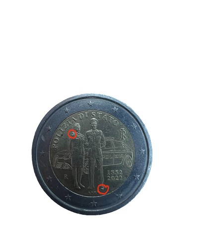Rara moneta euro - euro, di