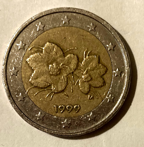 Moneta euro rara - da, 2