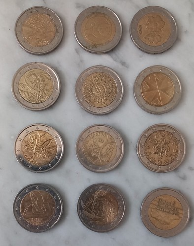 Euro moneta monete non - ,