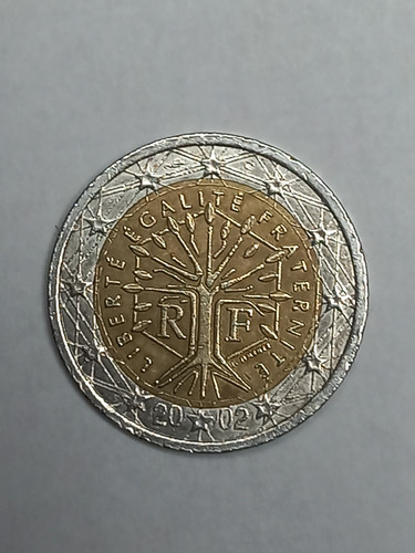 Moneta euro francia anno - moneta,