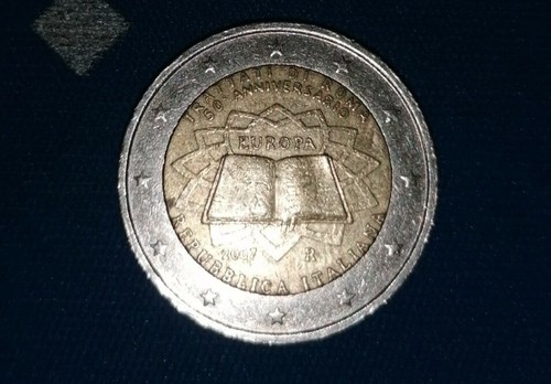Moneta euro del 2007 - moneta,