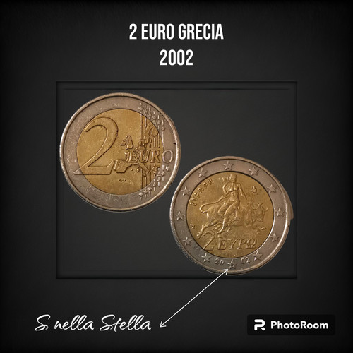 Moneta rara euro grecia - da, 2