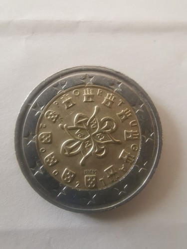 Una moneta euro circolata - 2,