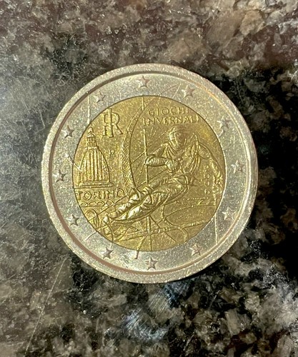 Moneta euro rara olimpiadi - moneta,