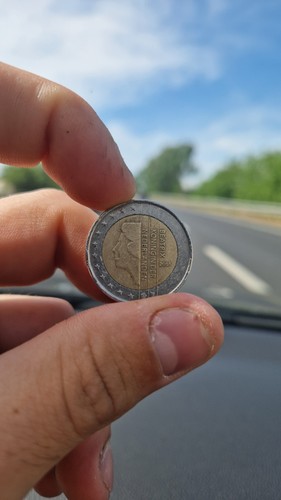 Moneta euro olanda 2001 - moneta,
